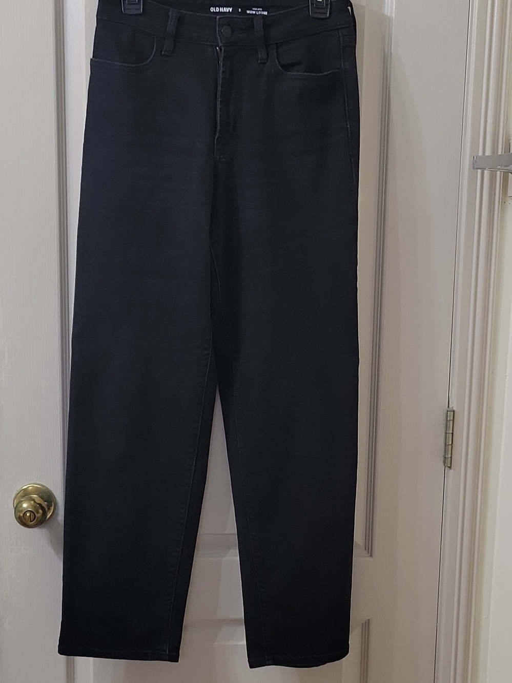 Old Navy Men's Black Straight Jeans - Timeless Straight Fit